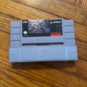 Super Castlevania IV Nintendo SNES Konami SNS-AD-USA Authentic Game Cartridge
